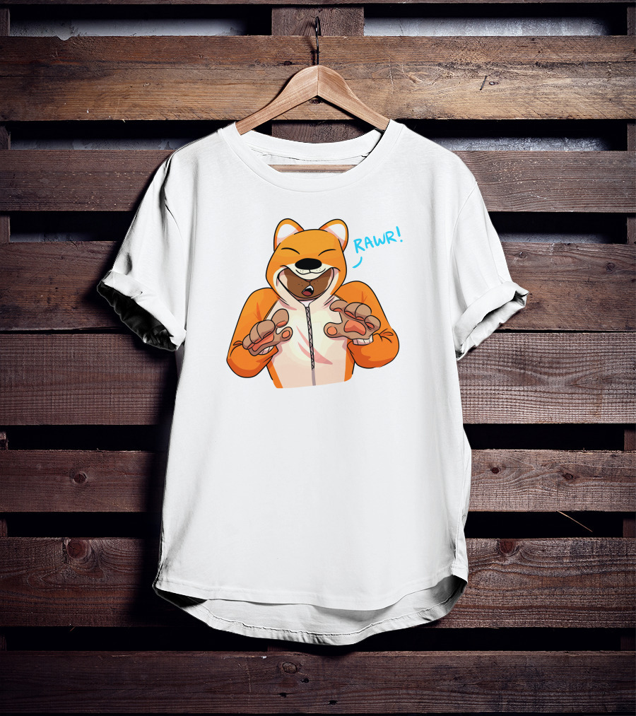 Rawr Fox Monster Zack T-Shirt
