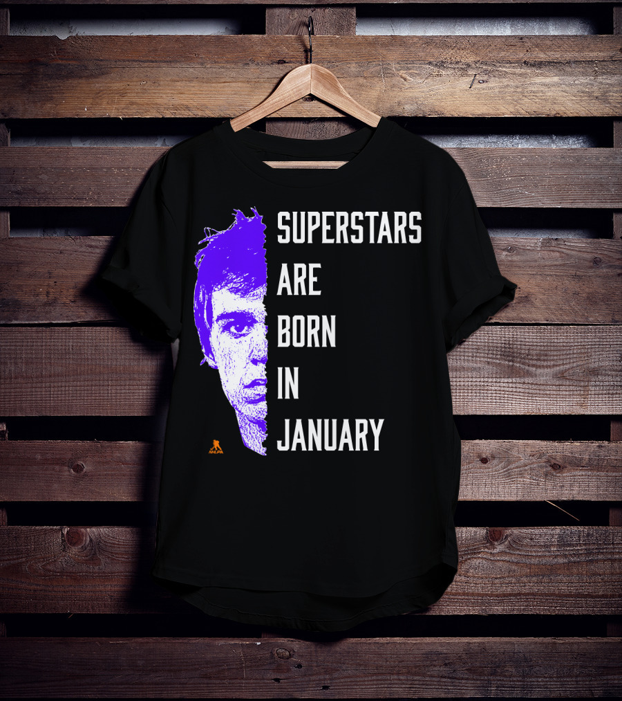 Connor McDavid Superstars Are Born In January NHL T-Shirt