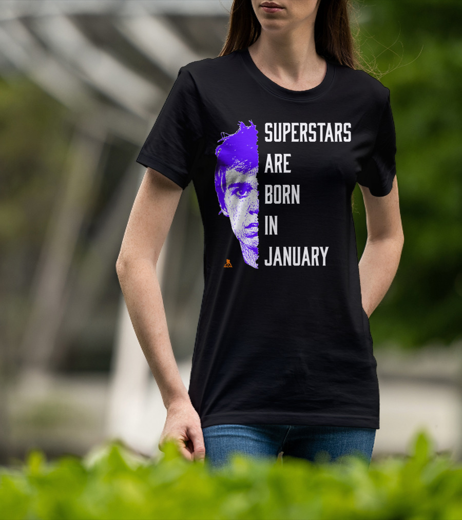 Connor McDavid Superstars Are Born In January NHL T-Shirt