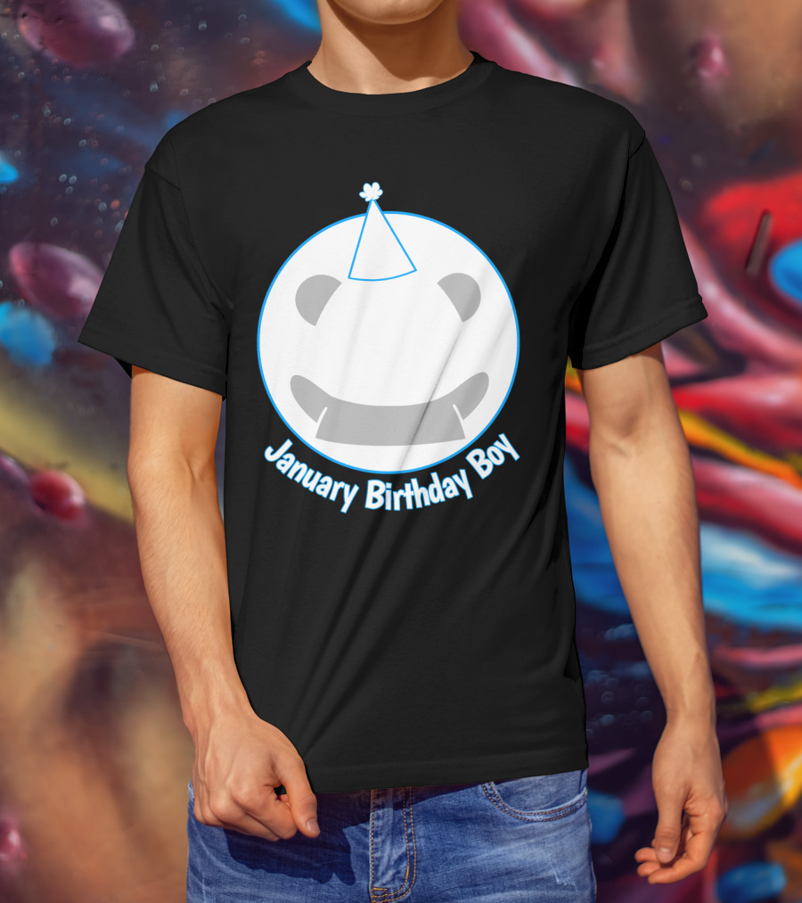 January Birthday Boy T-Shirt