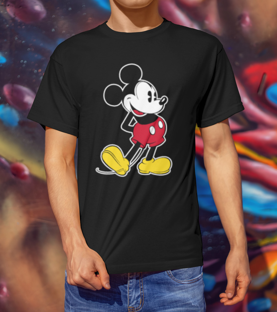 Disney Classic Mickey Mouse Standing Pose T-Shirt
