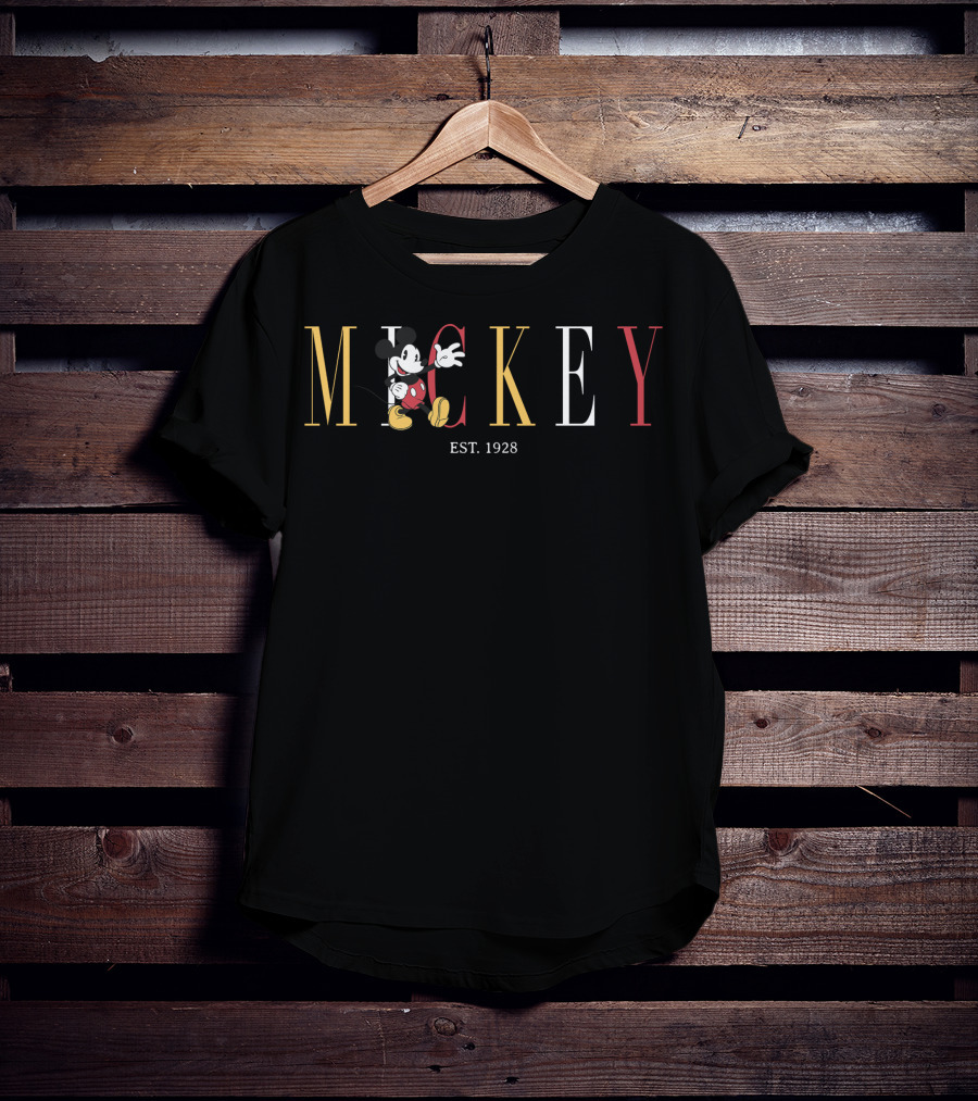 Mickey Mouse Est. 1928 Classic Disney Character T-Shirt