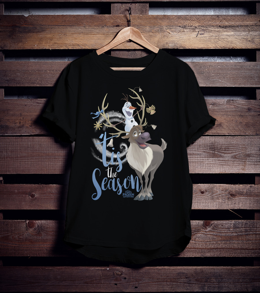 Tis The Season Disney Olaf Sven Olaf's Frozen Adventure T-Shirt