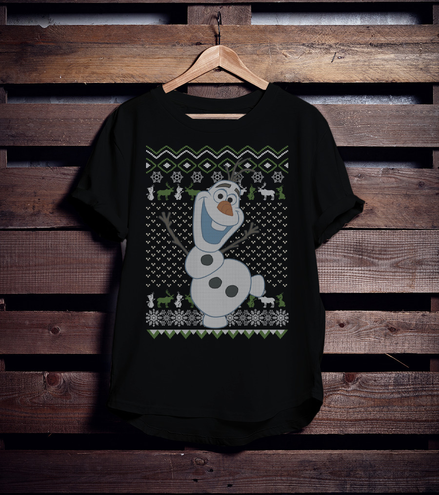 Disney Frozen Olaf Sven Christmas T-Shirt