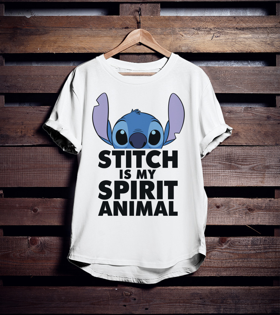 Disney Lilo And Stitch Is My Spirit Animal Tie Dye T-Shirt