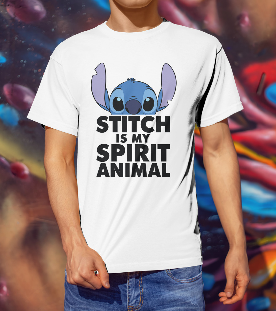 Disney Lilo And Stitch Is My Spirit Animal Tie Dye T-Shirt