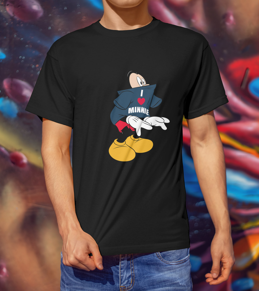 Mickey I Love Minnie Disney T-Shirt