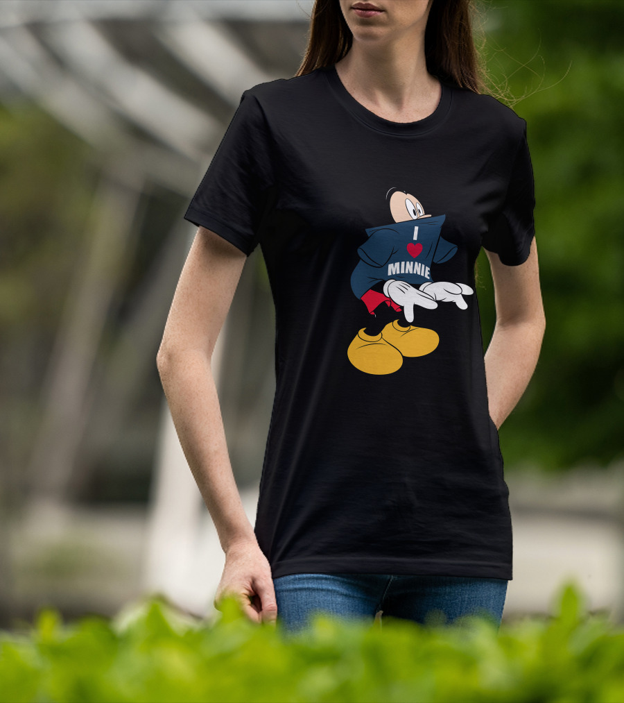 Mickey I Love Minnie Disney T-Shirt