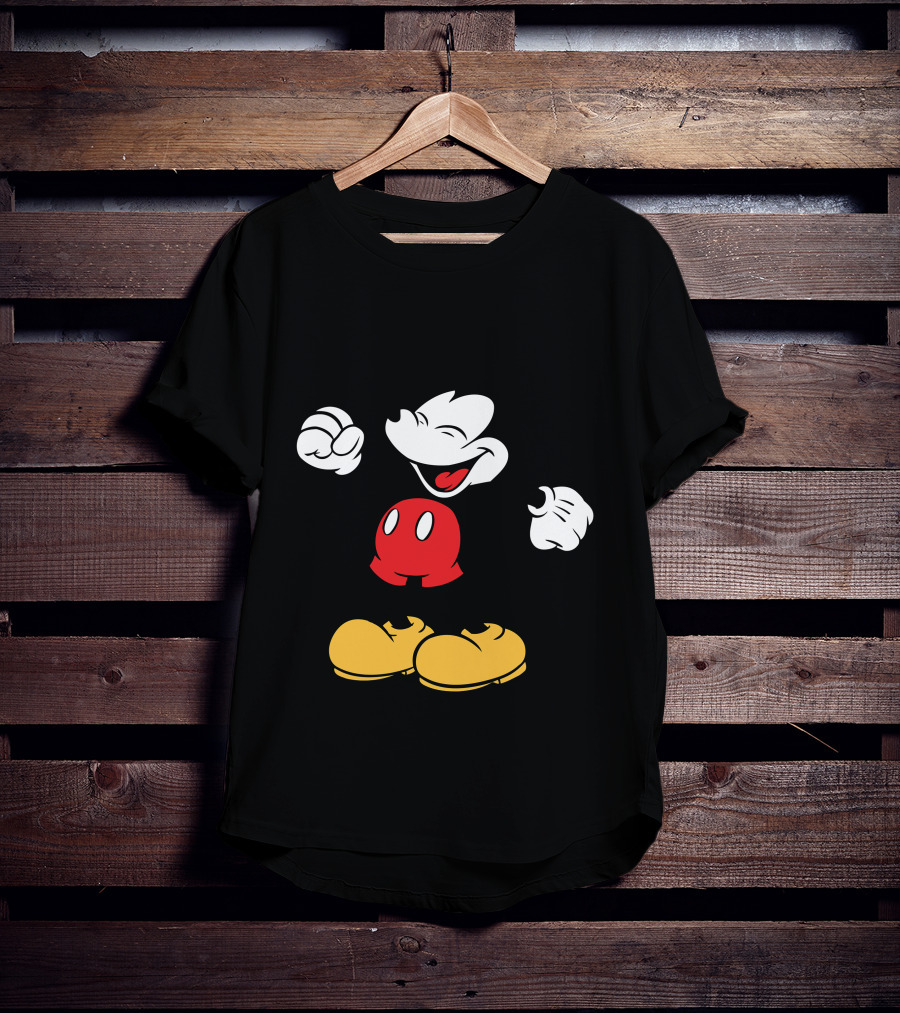 Mickey Mouse Classic Cheerful Disney Character T-Shirt