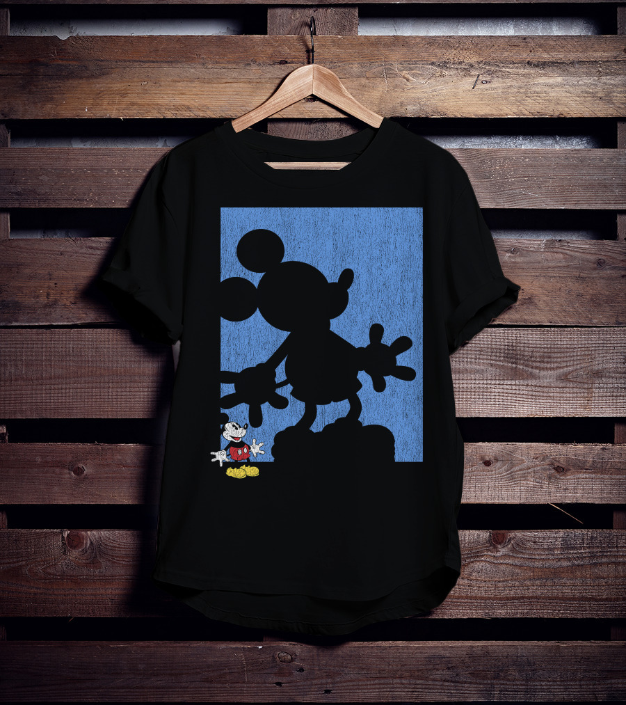 Disney Mickey Mouse Shadow Classic Iconic Pose T-Shirt