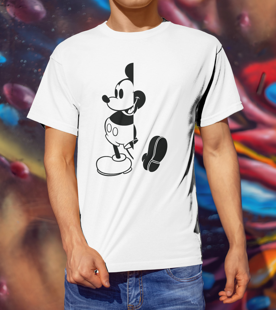 Disney Mickey Mouse Split T-Shirt