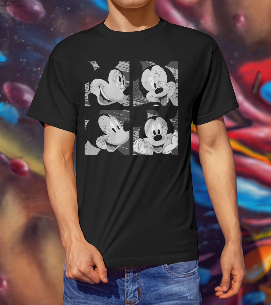 Disney Mickey Mouse Yearbook Vintage Expressions T-Shirt