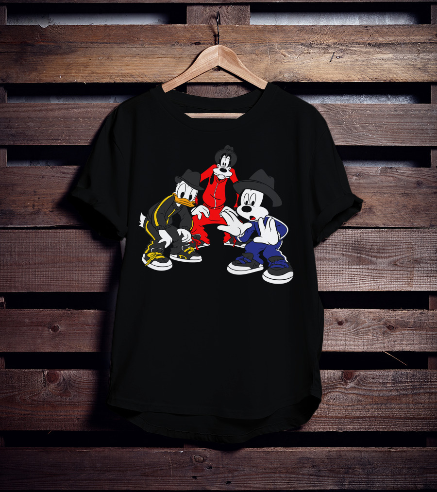 Disney Mickey Donald Goofy Hip Hop T-Shirt