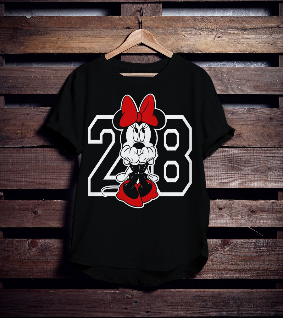 Disney Minnie Mouse 28 Retro Style Classic T-Shirt