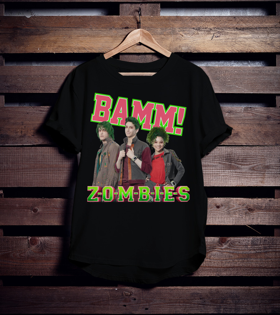 Bamm Zombies Disney Movie Characters T-Shirt