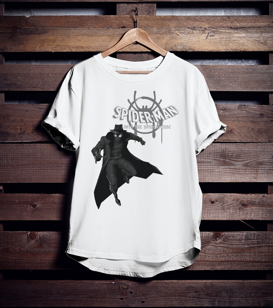 Marvel Spider-Man Into The Spider-Verse Noir T-Shirt