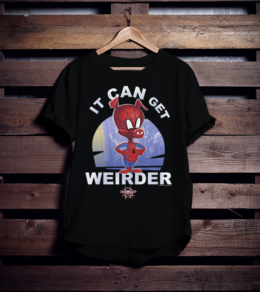 Marvel Spider-Man Into The Spider-Verse Spider-Ham It Can Get Weirder T-Shirt