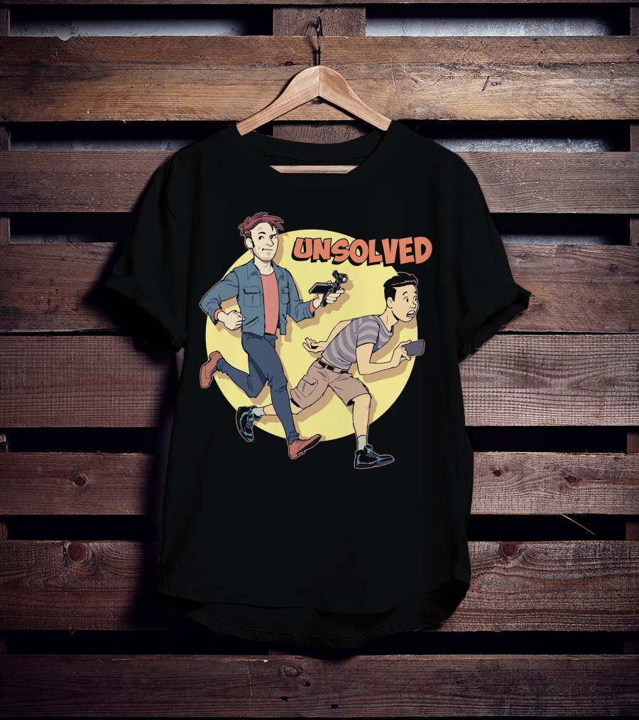 BuzzFeed Unsolved Animated Saturday Morning Mystery Adventure T-Shirt