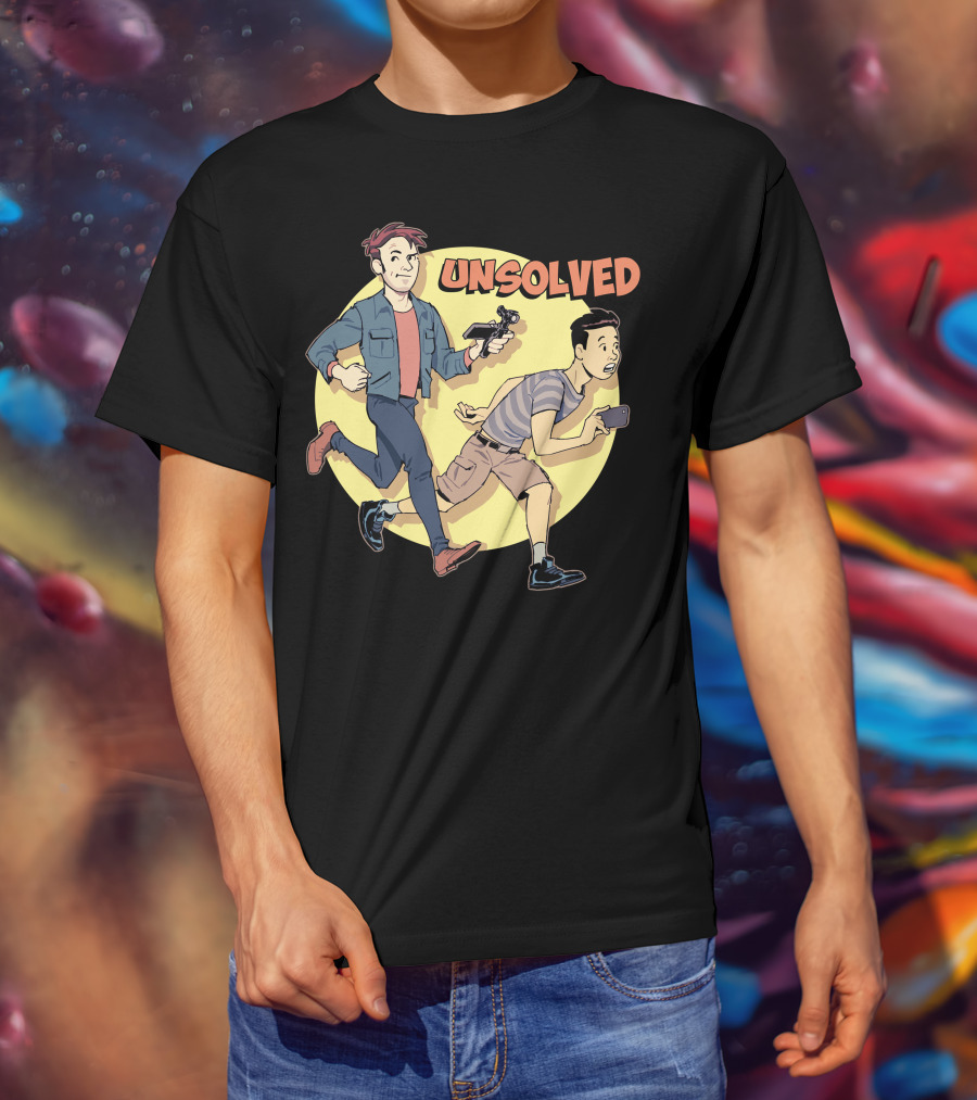 BuzzFeed Unsolved Animated Saturday Morning Mystery Adventure T-Shirt