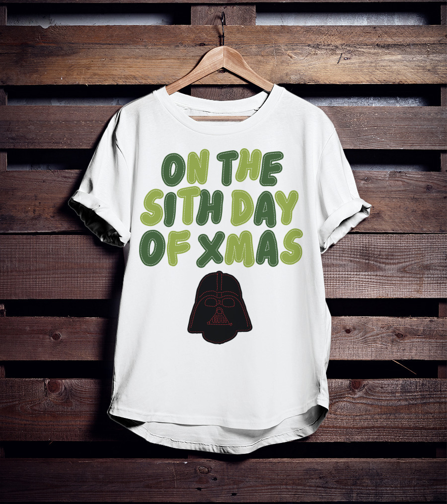 Star Wars Darth Vader On The Sith Day Of Xmas T-Shirt