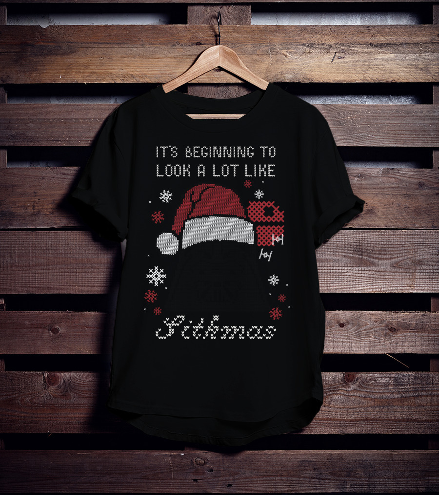 It's Beginning To Look A Lot Like Sithmas Vader Santa Star Wars T-Shirt