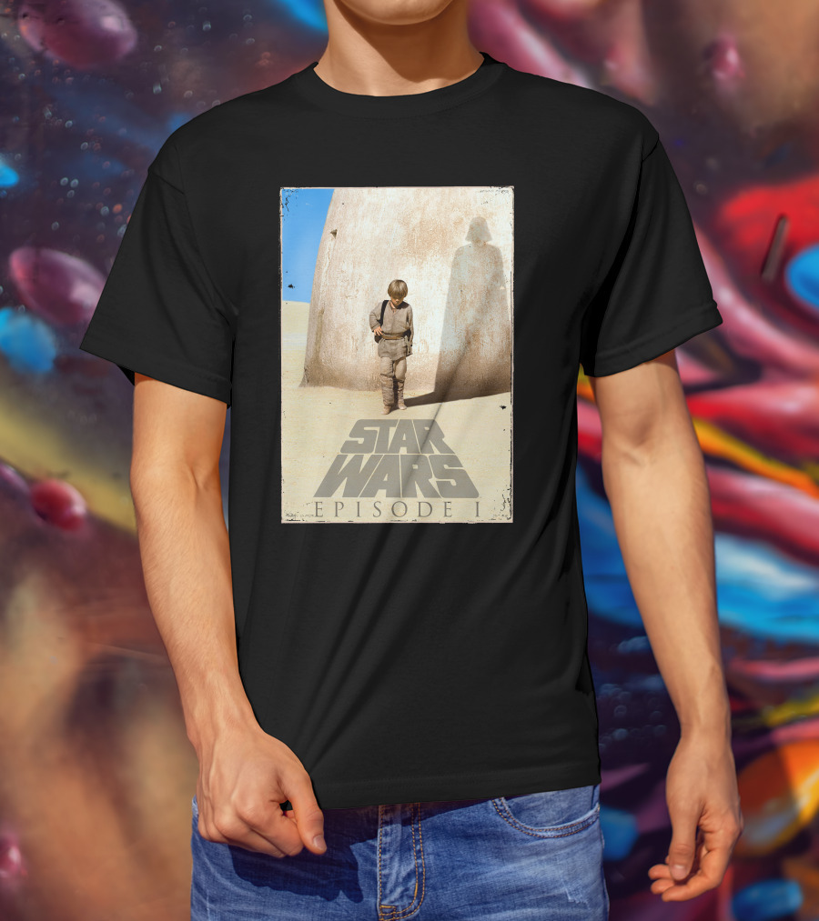 Star Wars Episode I The Phantom Menace Anakin Skywalker Shadow T-Shirt