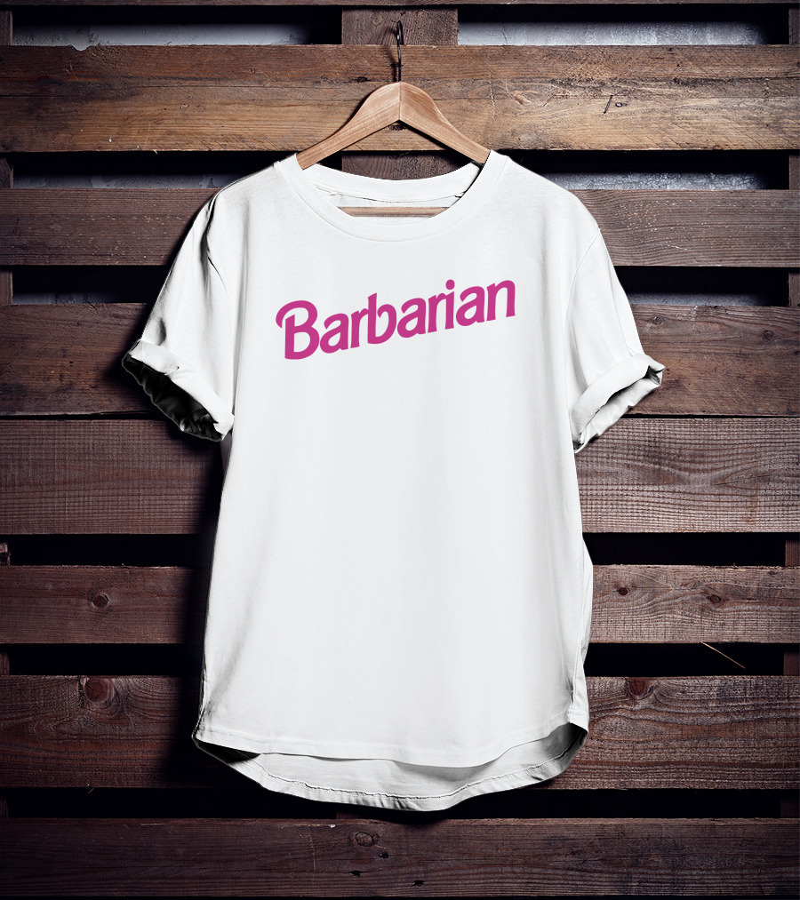 Barbarian Styled Like Barbie Font By Ginny Di T-Shirt