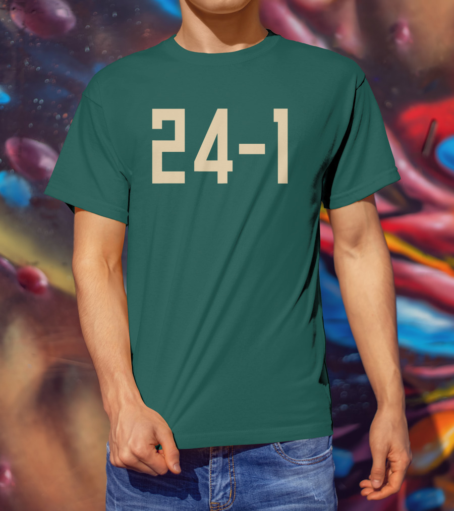 Bucks 24-1 Golden Numbers T-Shirt