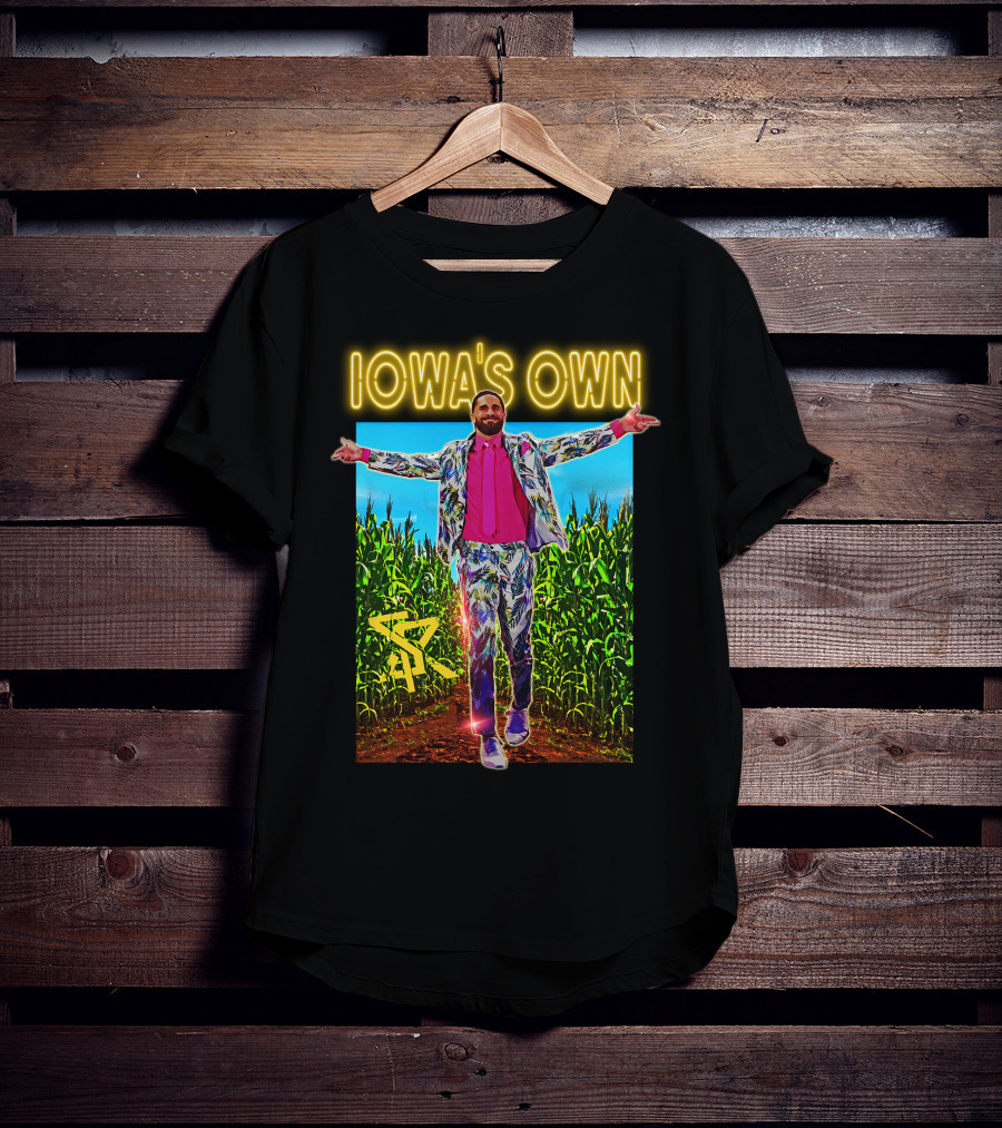 Iowa's Own Seth Rollins Cornfield Suit T-Shirt