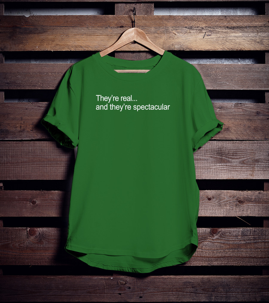 They're Real And They're Spectacular Seinfeld Quote Elaine Benes Fun Retro Phrase T-Shirt