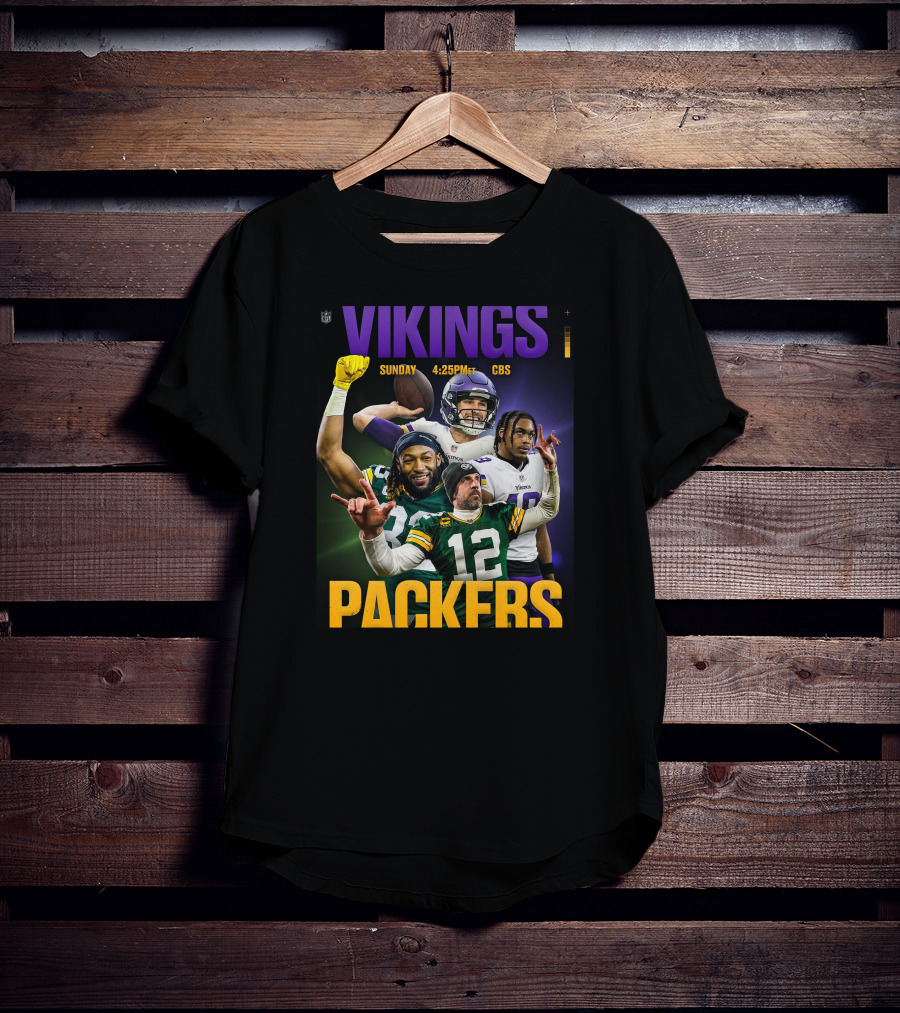 Vikings Packers Sunday 4:25PM CBS T-Shirt