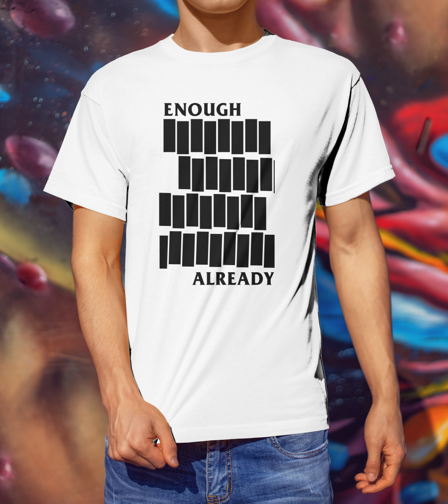Enough Already Bomb The Music Industry Asian Man Records Merch T-Shirt