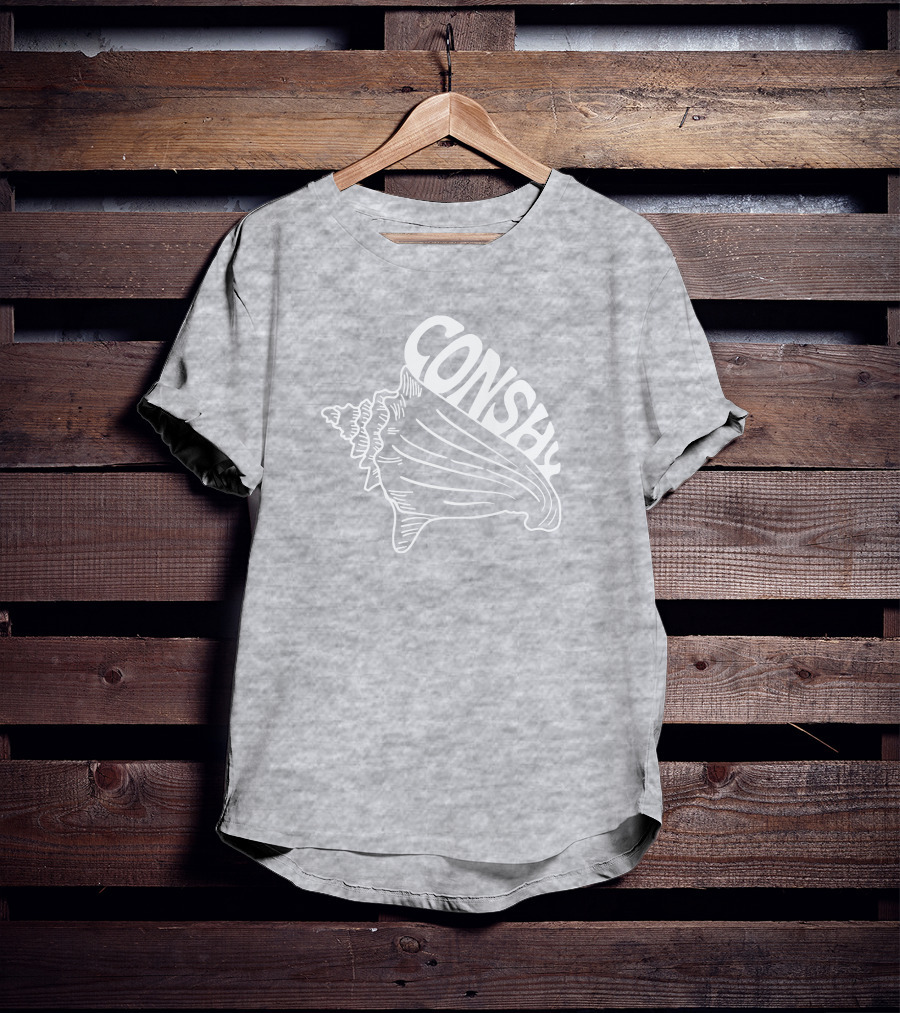 More Than The Curve Conshy Conch Shell T-Shirt