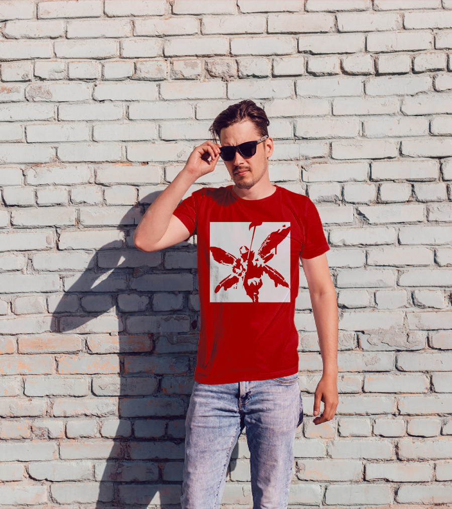 Linkin Park Square Street Soldier Winged Icon Merch T-Shirt