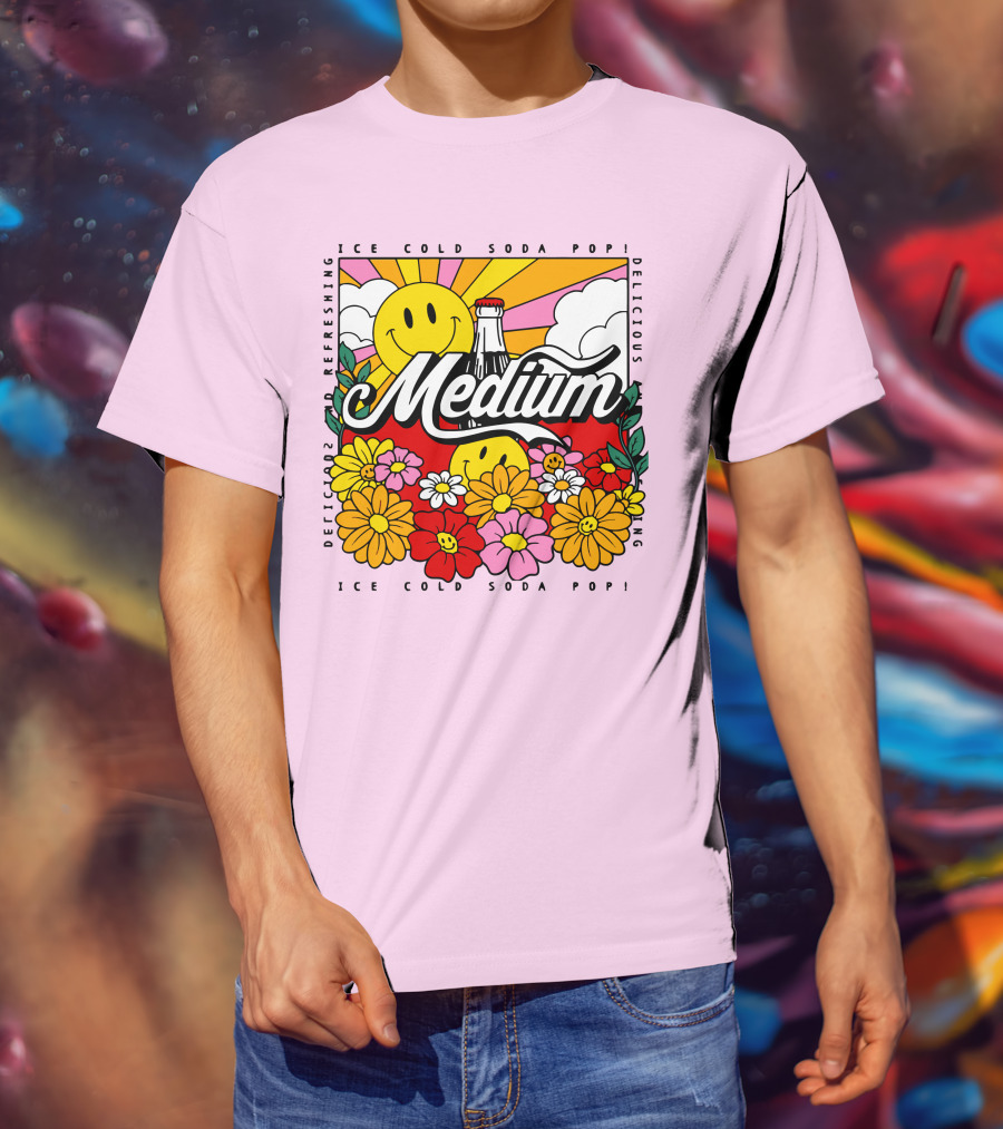 Medium Ice Cold Soda Pop Delicious Refreshing T-Shirt