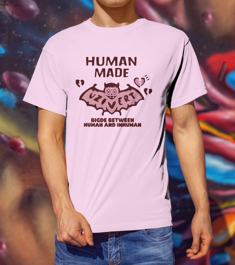 Human Made Lil Uzi Vert Bigde Between Human And Inhuman T-Shirt