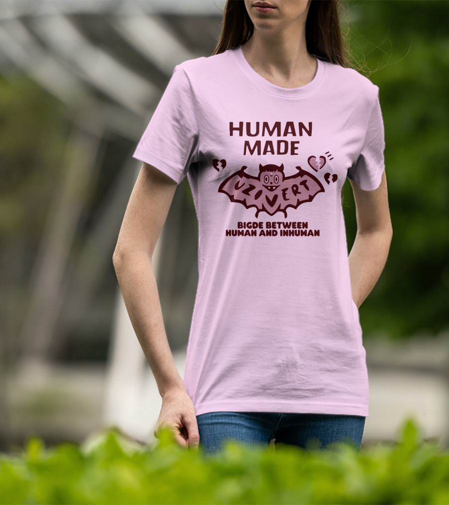 Human Made Lil Uzi Vert Bigde Between Human And Inhuman T-Shirt