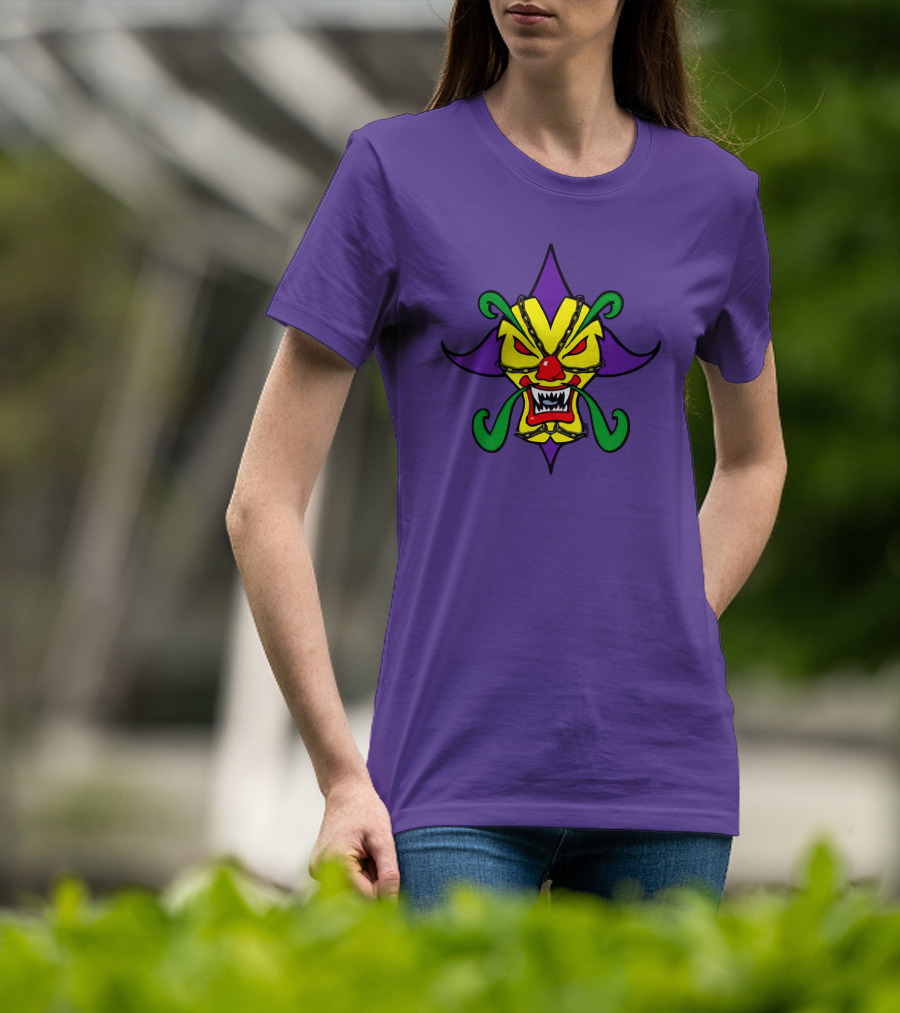 Psychopathic Merch Missing Link Found Joker's Card Mask Face Psychopathic Records Juggalo Merchandise T-Shirt
