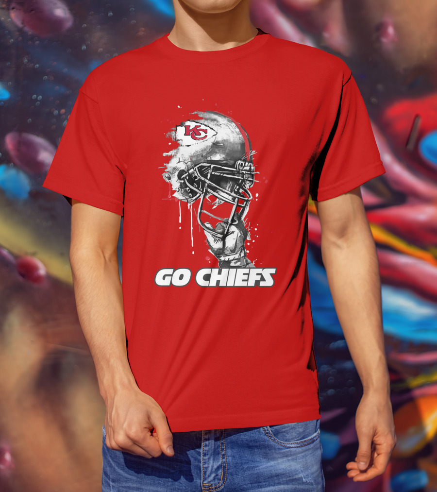 Go Chiefs Kc Helmet T-Shirt