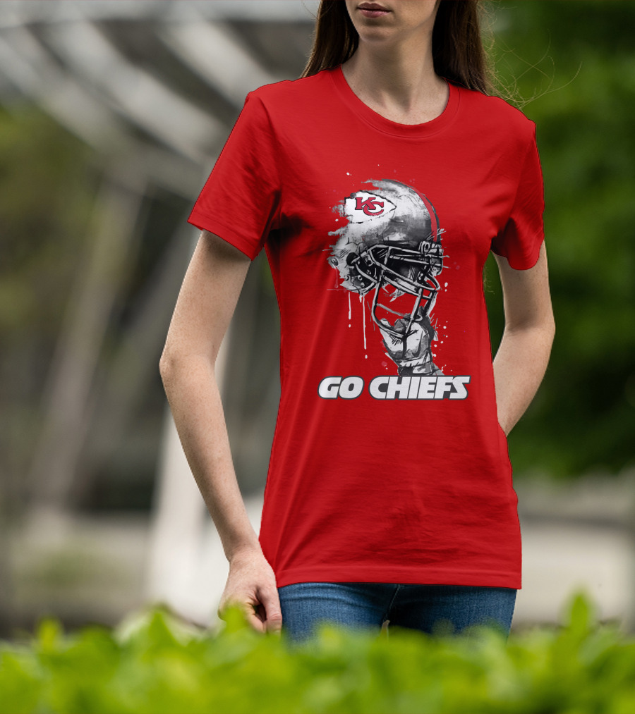 Go Chiefs Kc Helmet T-Shirt