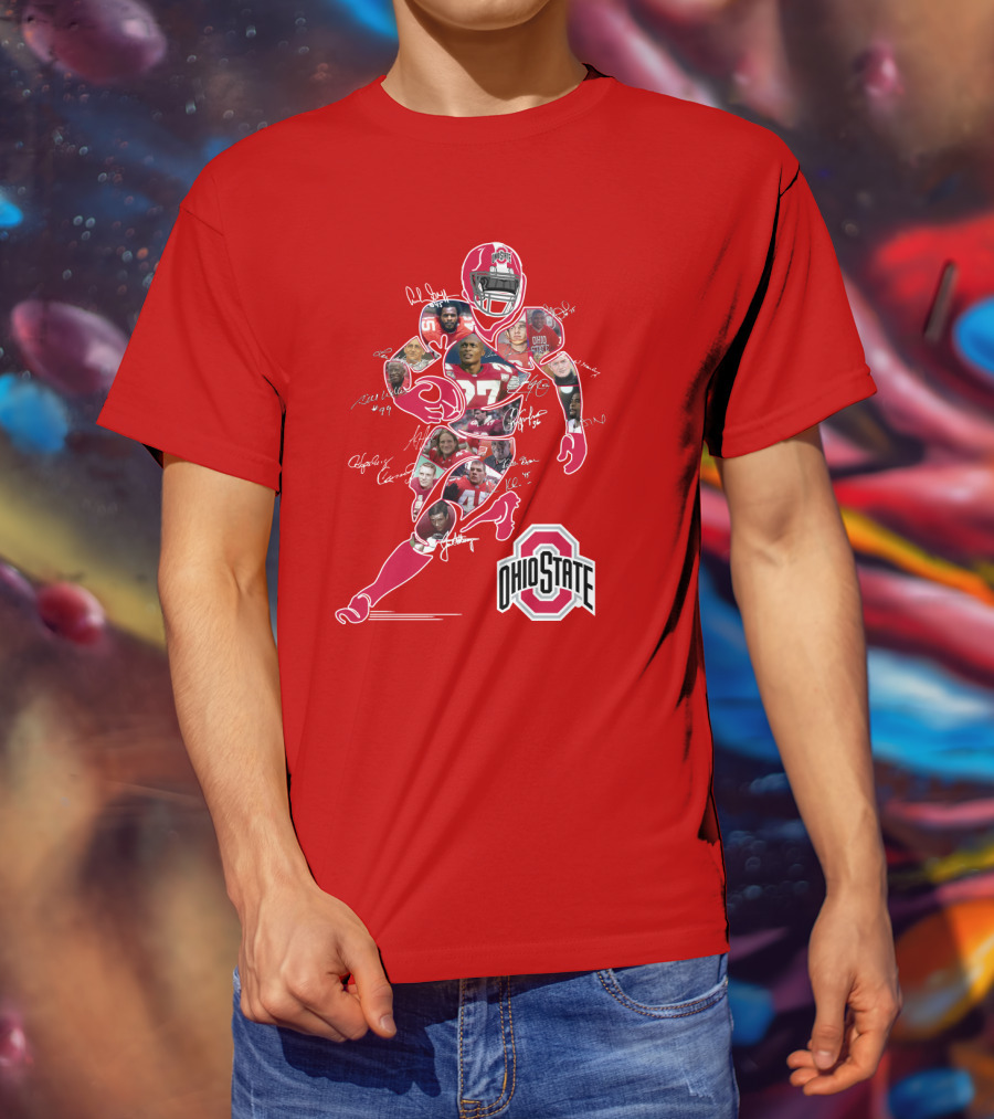 Ohio State Buckeyes Football Collage T-Shirt