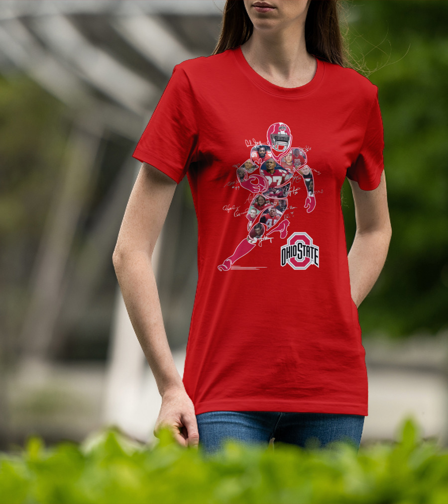 Ohio State Buckeyes Football Collage T-Shirt