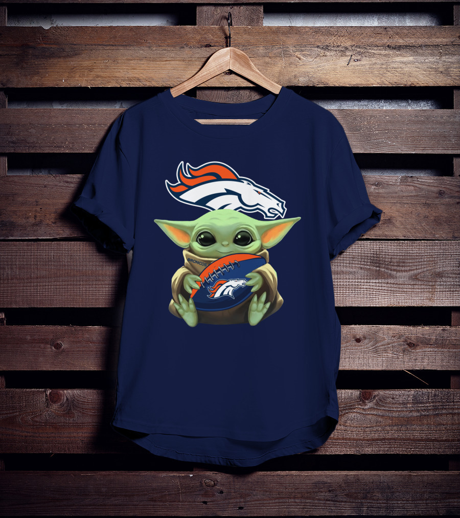Broncos Baby Yoda T-Shirt
