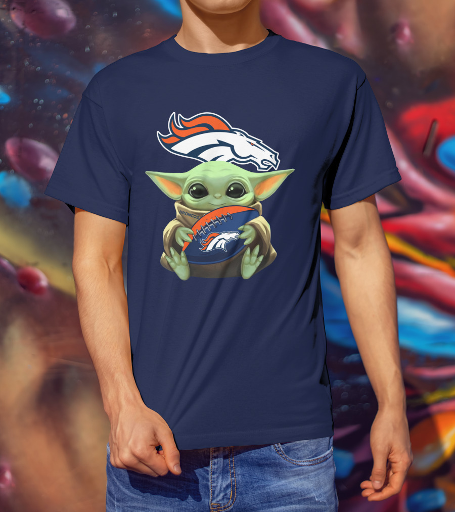 Broncos Baby Yoda T-Shirt
