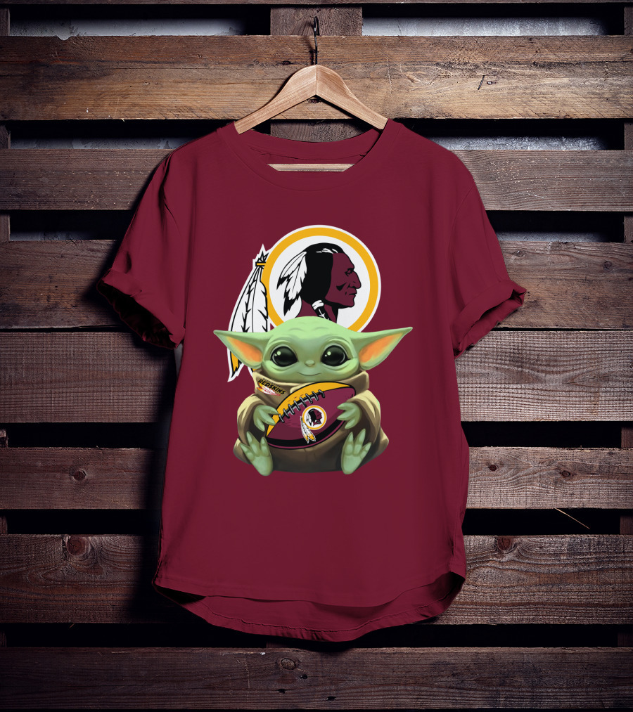Baby Yoda Washington Football Team T-Shirt