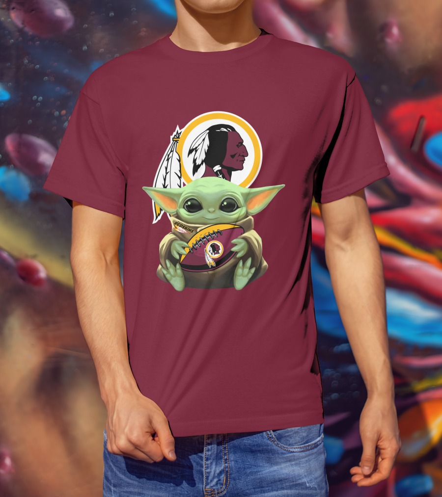 Baby Yoda Washington Football Team T-Shirt