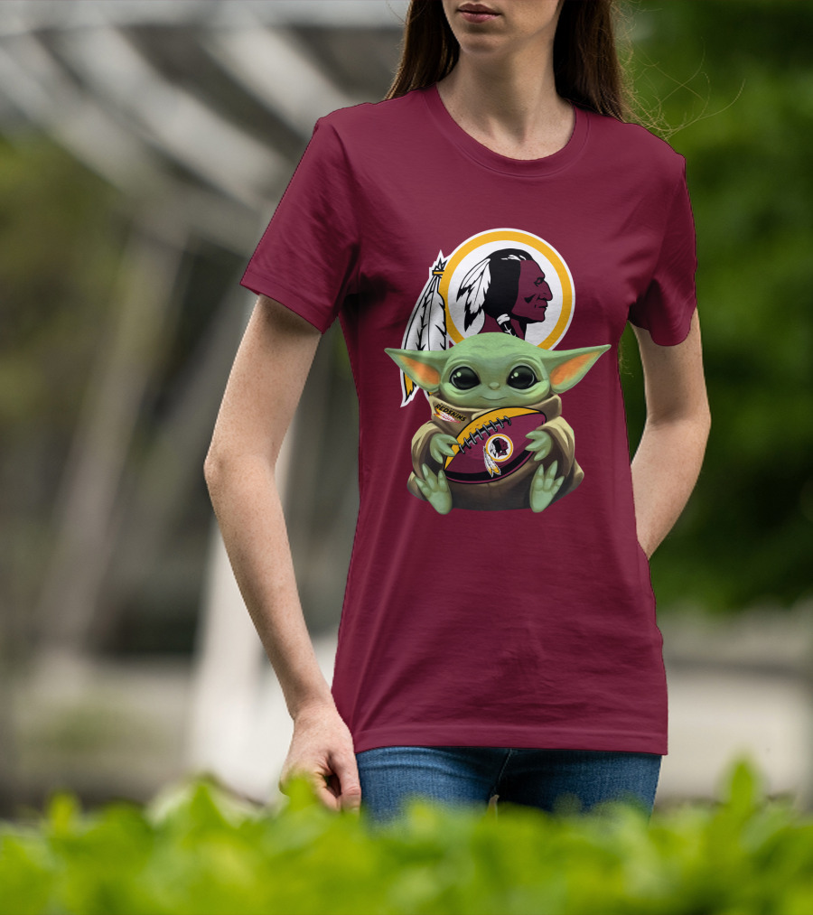 Baby Yoda Washington Football Team T-Shirt