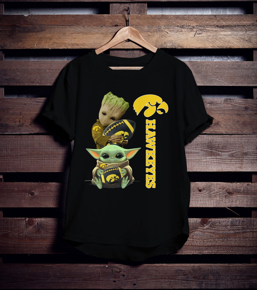 Baby Groot And Baby Yoda Hawkeyes T-Shirt