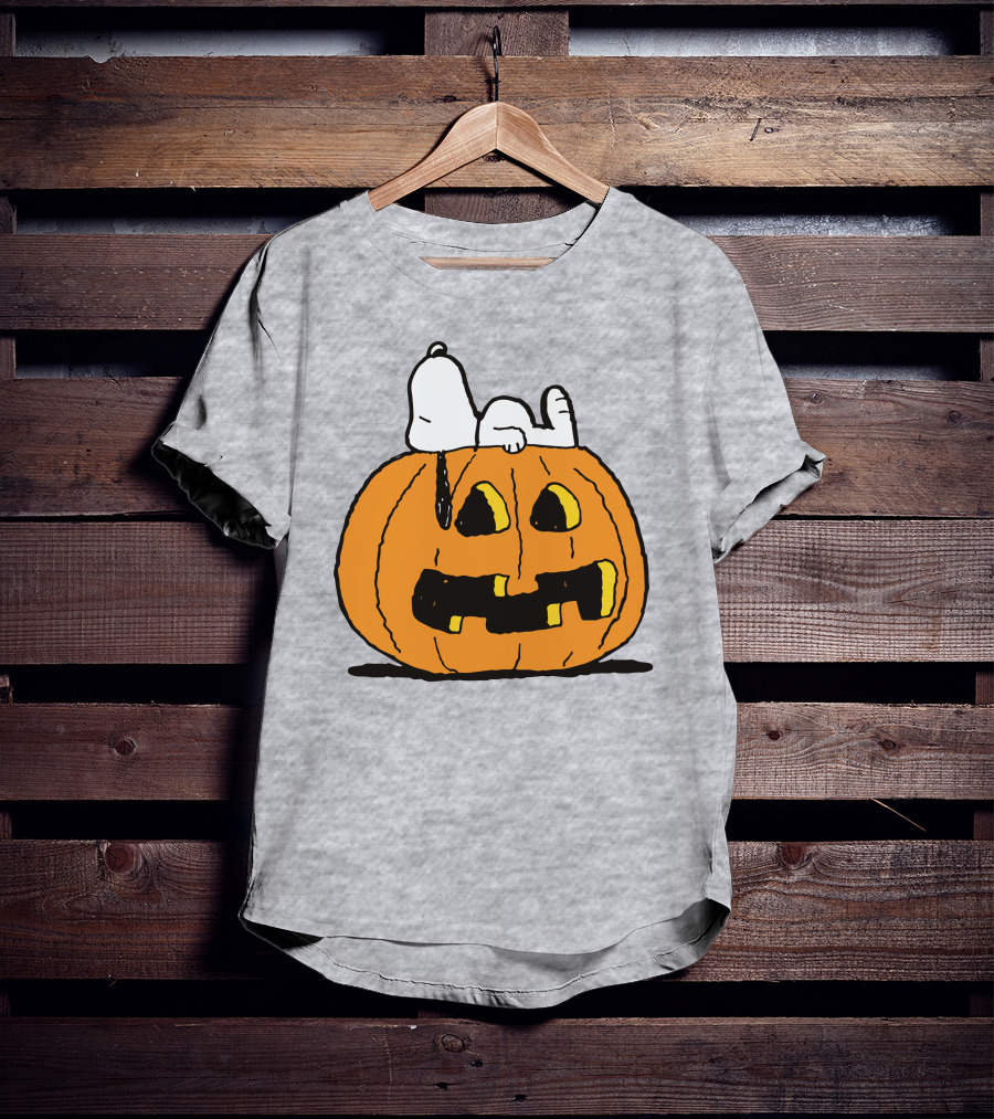 Snoopy Halloween Pumpkin Peanuts T-Shirt