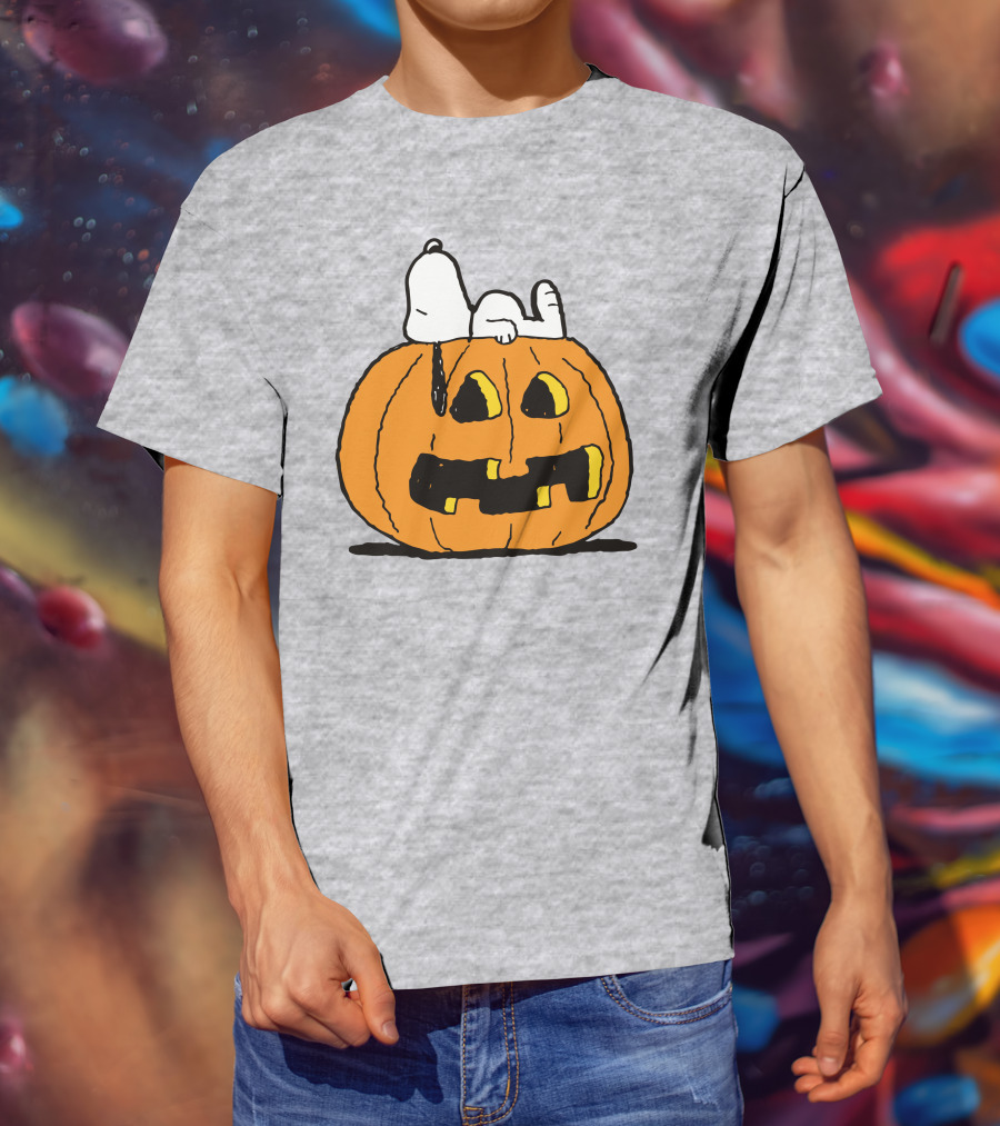 Snoopy Halloween Pumpkin Peanuts T-Shirt